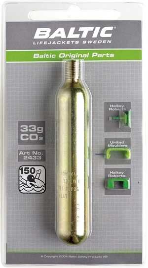 CO2-PATRON - CO2 PATRON MED SÄKERHETSSTIFT - 33G - 231678 - OE 2433-1