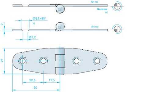 GÅNGJÄRN 100X30MM RF - 259182 - OE 442720