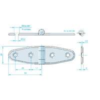 GÅNGJÄRN 106X30MM RF - 259137 - OE 441134