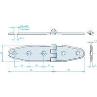 GÅNGJÄRN 131X30MM RF - 259138 - OE 441135