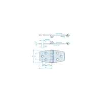 GÅNGJÄRN 76X40MM RF - 259143 - OE 441490