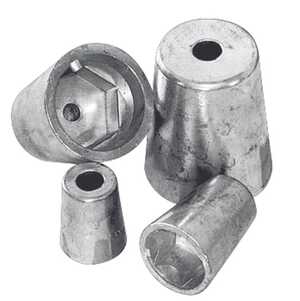 KONISK SEXKANT, ANOD, ZINK - 231848 - OE 38253