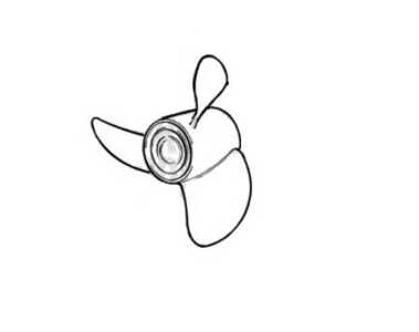 PROPELLER B6 FRÄMRE - 275912 - OE 854827