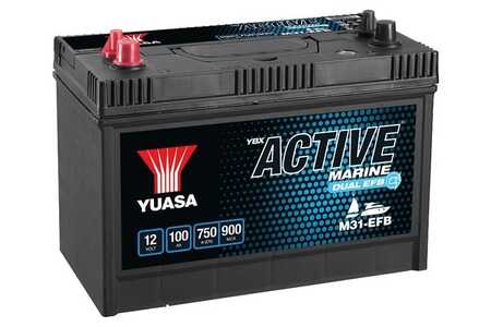 Yuasa Marine EFB 12V 100Ah, Universal - 1354635